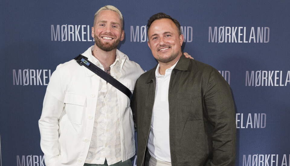 Premiere på 'Mørkeland', Imperial. Sæþór Krístinsson og Thomas Evers Poulsen