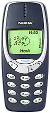 Nokia 3310, som kom på markedet i år 2000.