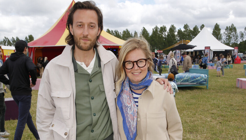 Esben Bjerre og Sisse Sejr- Nørgaard til premiere på 'Cirkus Summarum' i Ballerup i 2022.