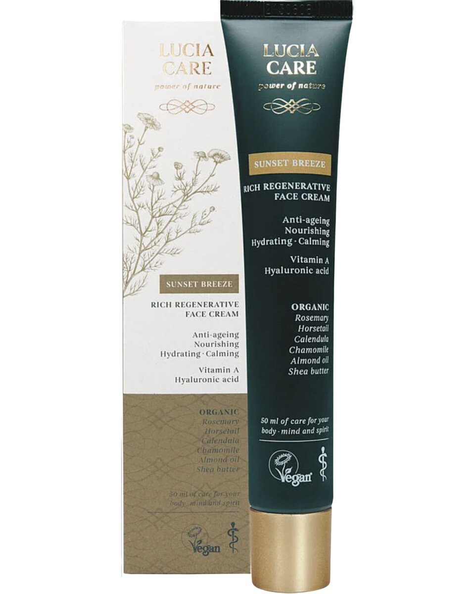 Rich Regenerative Face Cream, Lucia Care, 490 kr.