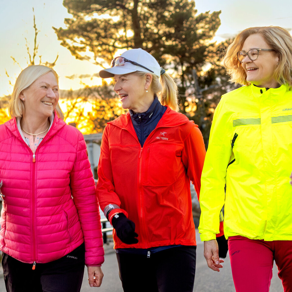 Derfor går denne gruppe veninder 8 km hver mandag aften