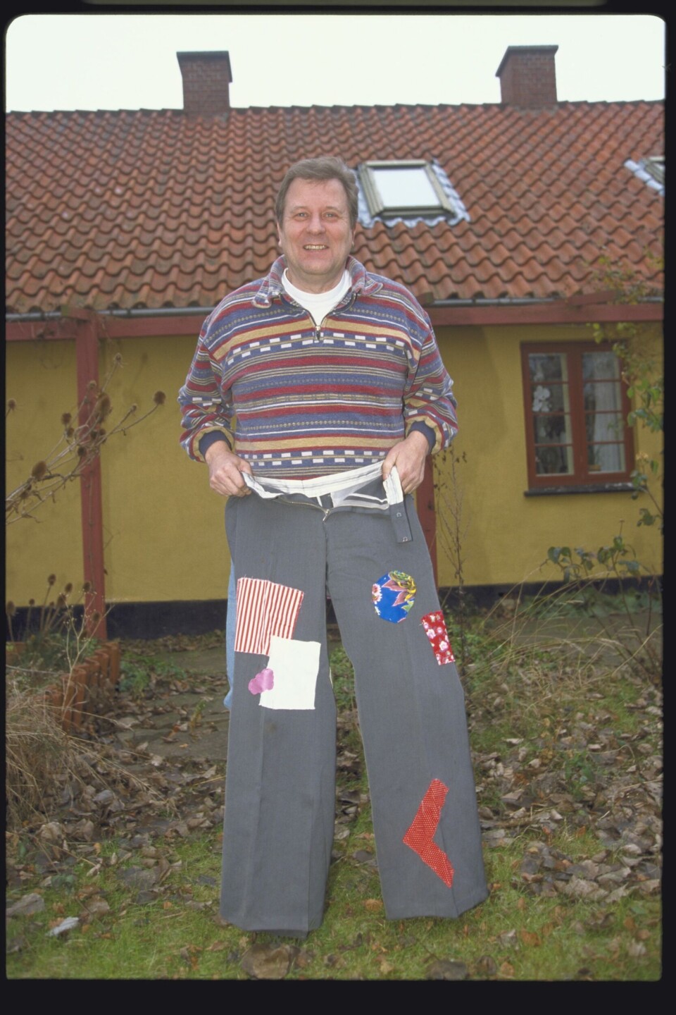 De gamle bukser kan i dag ses på Peter Vesths popmuseum i Vesthhuset i Sorø.