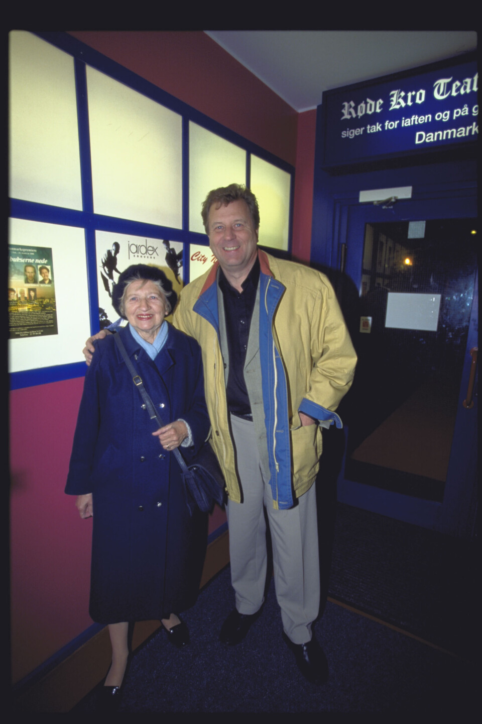 Bjarne med sin mor, Ruth, som blev 85 år.