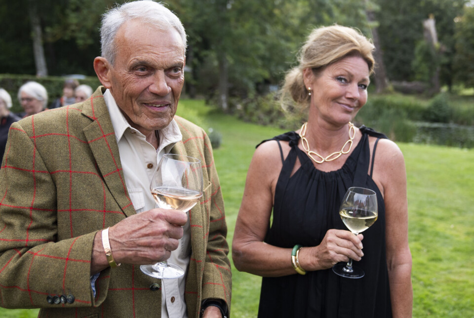 Karsten Ree og Gitte Peters til uddelingen af Rungstedlundprisen i september 2024.