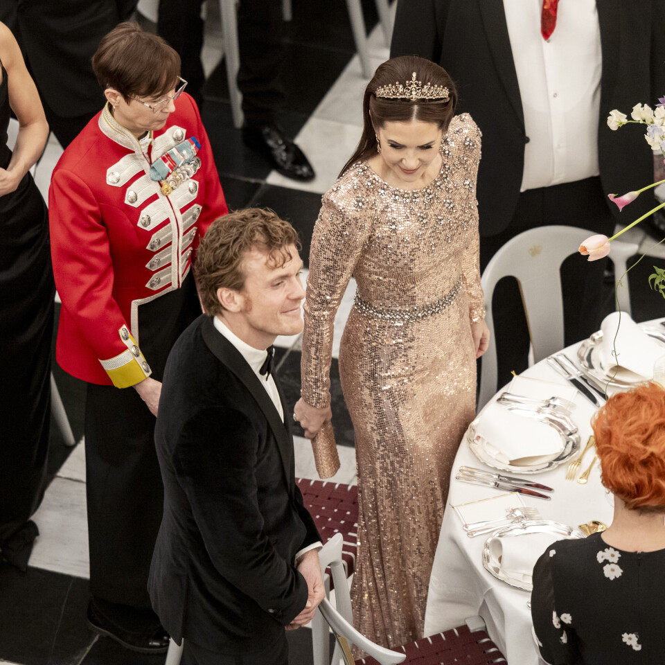 Morten Hee Andersen og dronning Mary til aftenselskab for kunst og kultur 2025