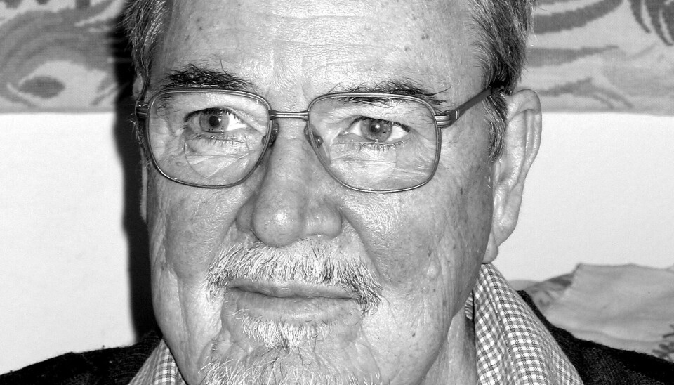 Ole Wegener da han fyldte 80 år