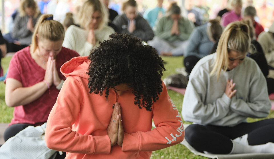 Billede fra sidste års ALT for damernes yoga-event.