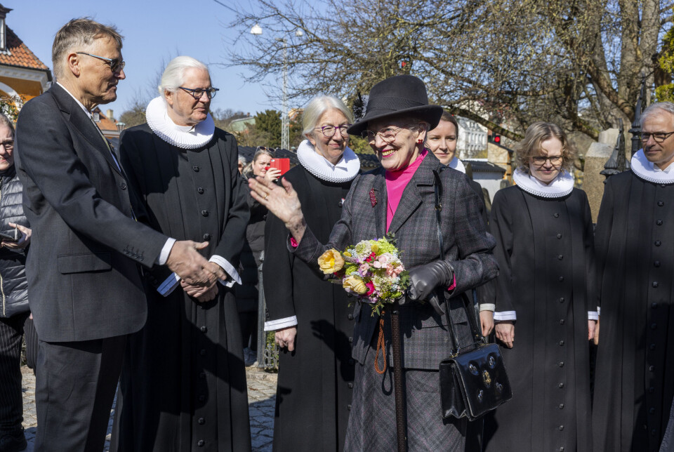 Dronning Margrethe 80-års dagen for bombningen af Den Franske Skole