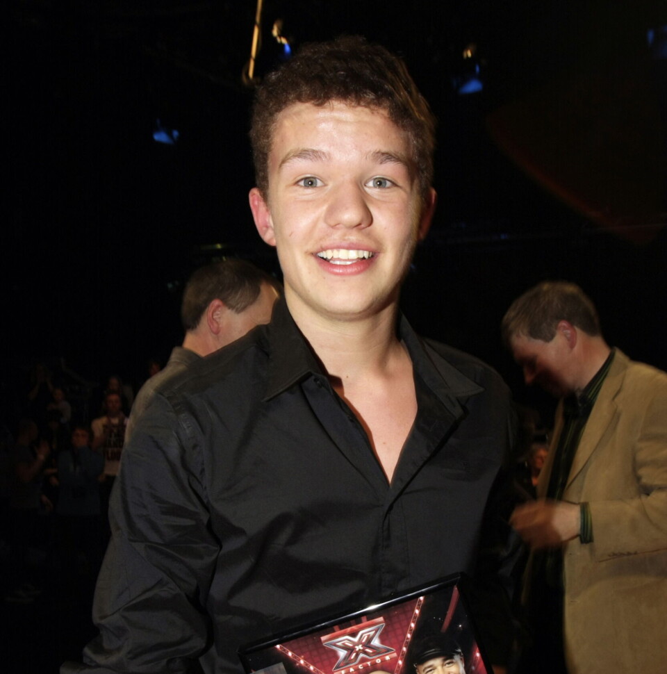 X Factor finalen 2008. Martin Hoberg Hedegaard