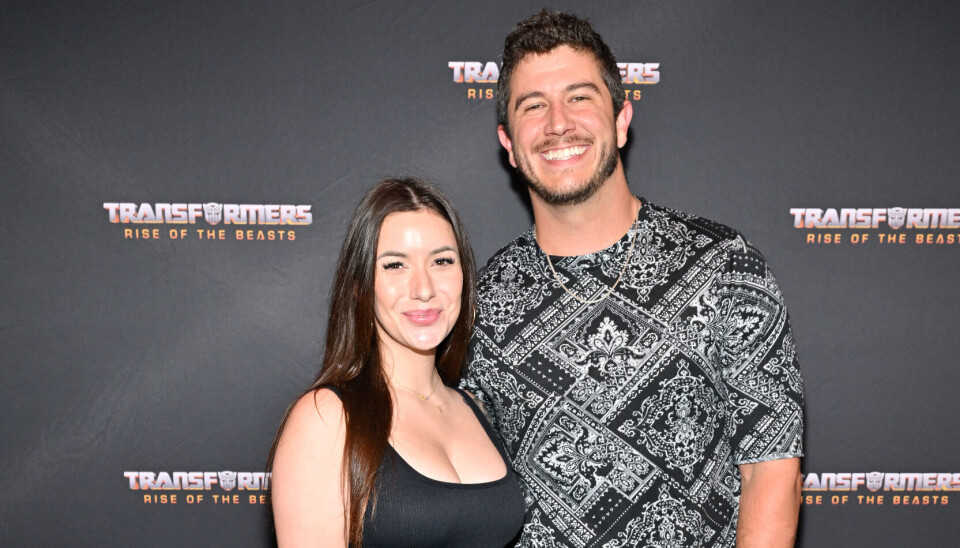 Amber Barnett og Matt Barnett fra 'Love is blind' sæson 1. Parret er blevet forældre i 2025.