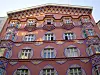 Vurnik Huset i Ljubljana, hovedstaden i Slovenien.
