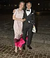 Michael Halbye og Birgitte Yding ved dronning Marys 50-års fødselsdag.