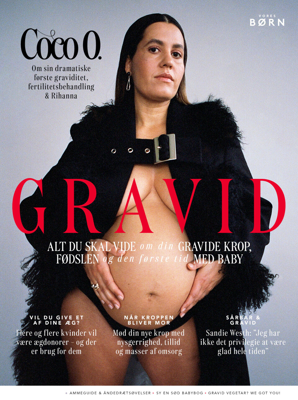 Forsiden af magsinet 'Gravid' nummer 7.