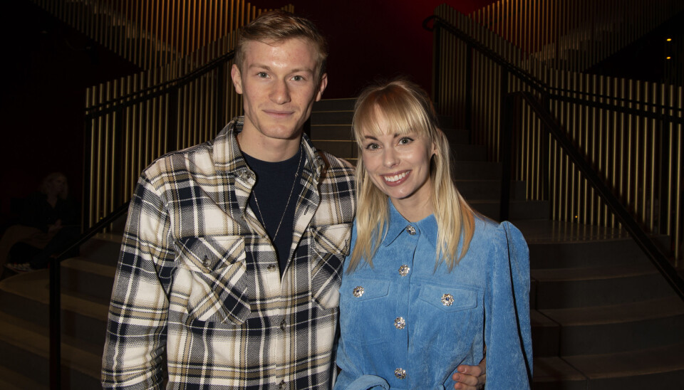 Premiere på 'The Humans', Folketeatret, 09/02 2023 Albert Rosin Harson og Jenna Bagge