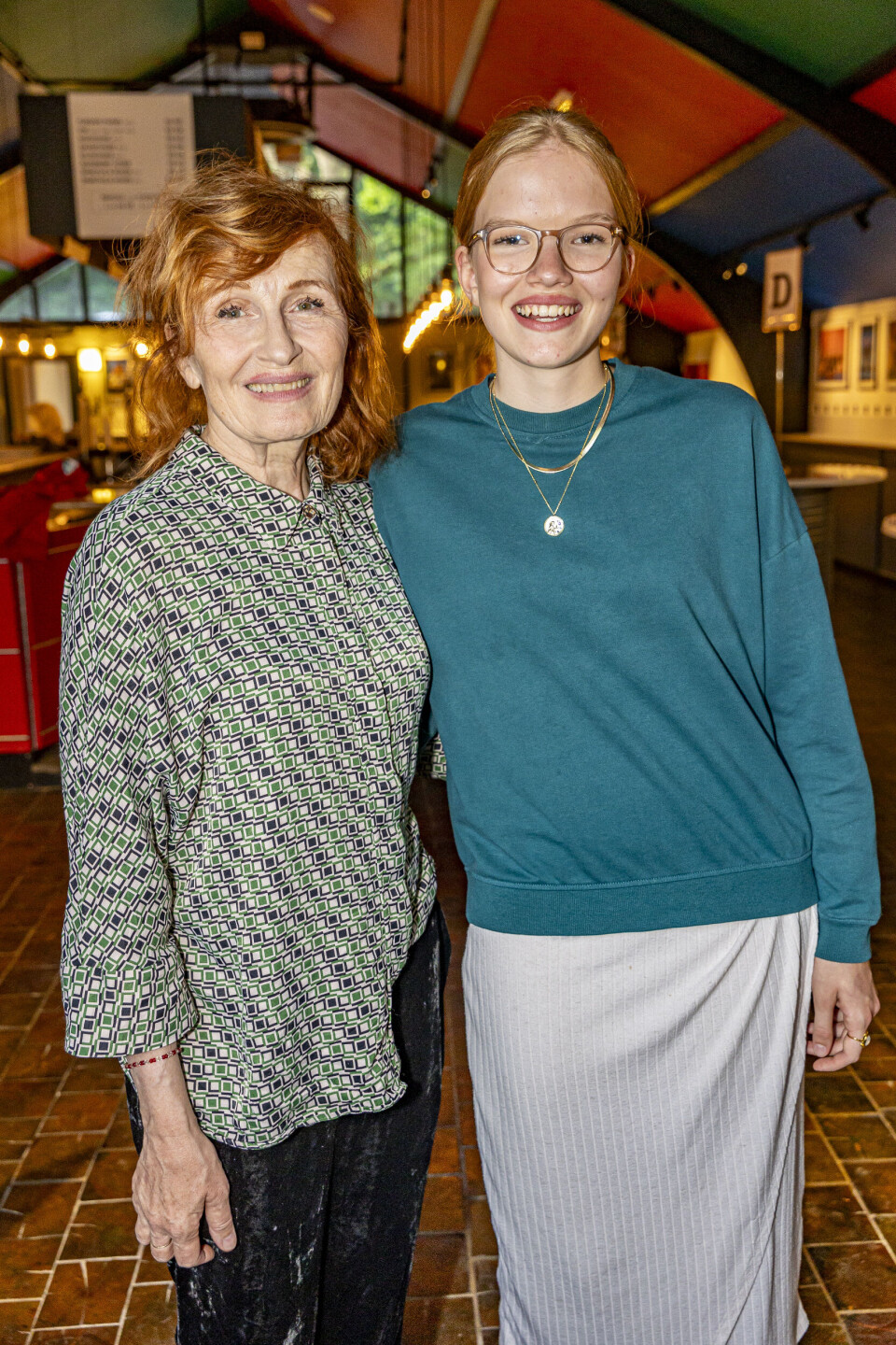 Bodil med datteren Rigmor.