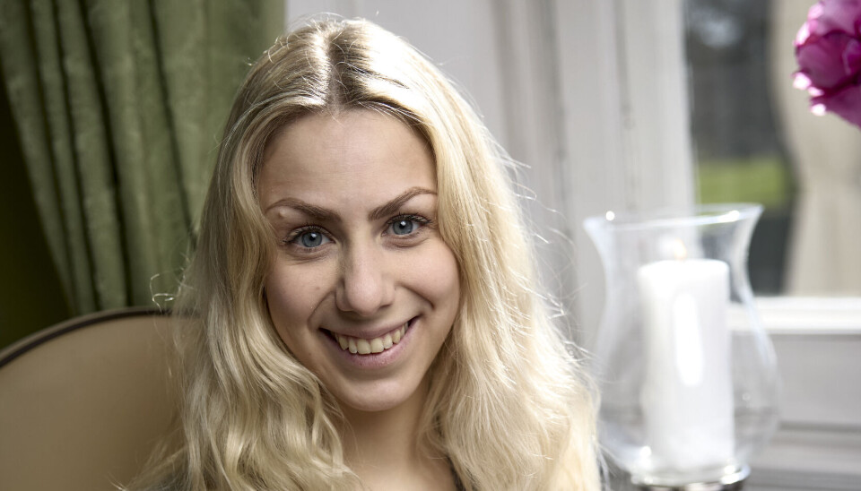 Pressemøde på 'Forræder' 2025, Bernstorff Slot. Marie Watson.