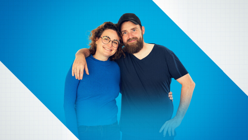 Blåt hus - Louise og Kim.