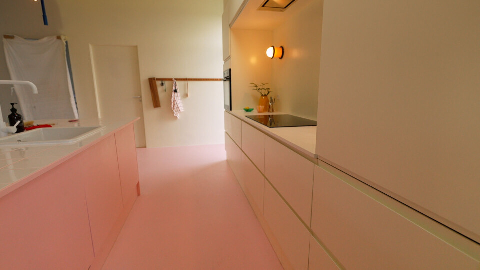 Rødt hus fik nyt køkken