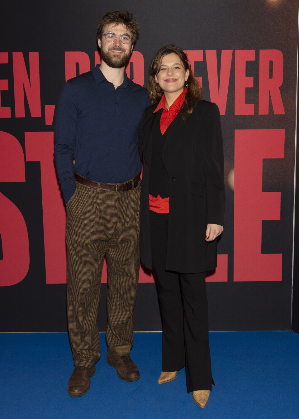 Eskil Tonnesen og Roberta Reichhardt til premiere på 'Den, der lever stille', Imperial, 2023.