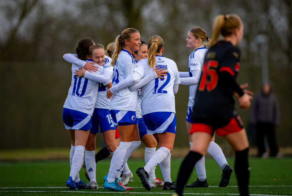 FCK's kvindehold, som går under tilnavnet 'løvinderne'