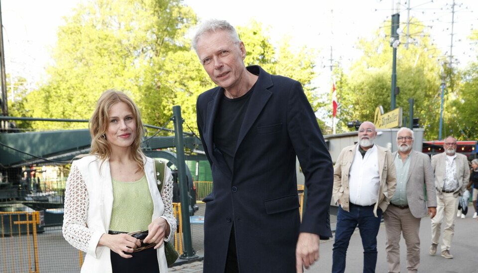 Klaus Riskær Pedersen og kæresten Tara