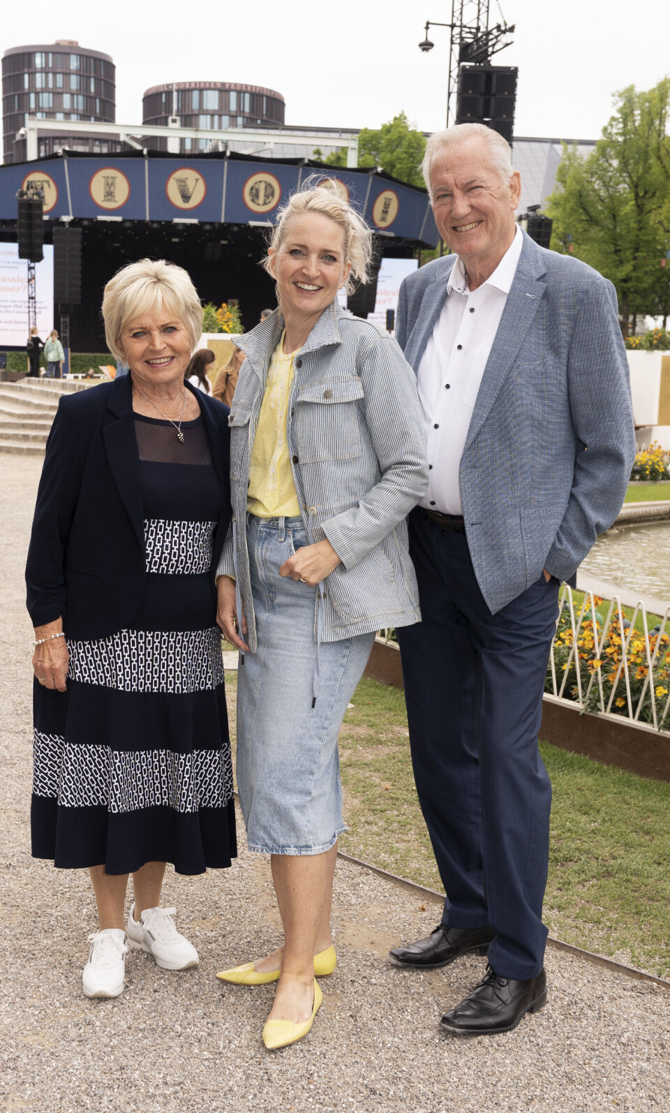 Hilda, Annette og Keld Heick.