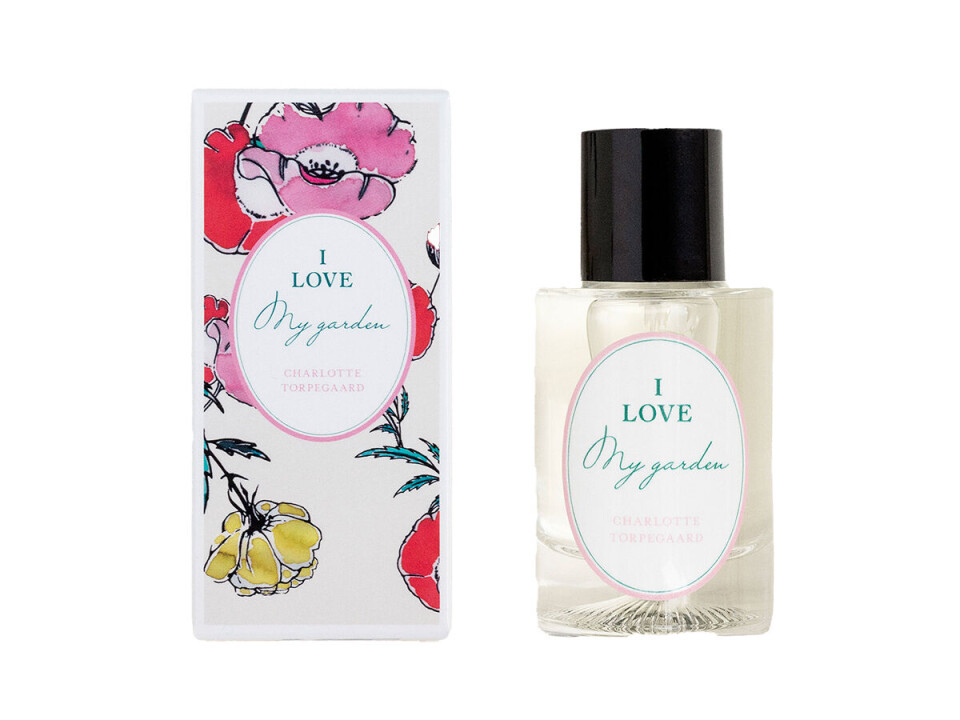 Sikre komplimenter. Det her er den duft, der giver flere komplimenter end nogen andre, jeg har prøvet.I Love My Garden Eau de Parfum, I Love Beauty, 50 ml edp, 600 kr.
