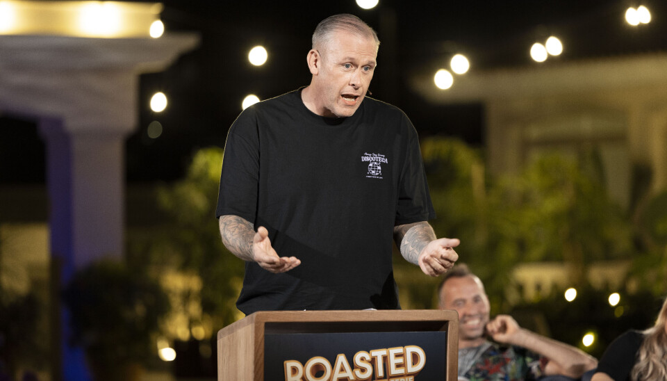 Liam O'Connor under optagelserne til 'Roasted'
