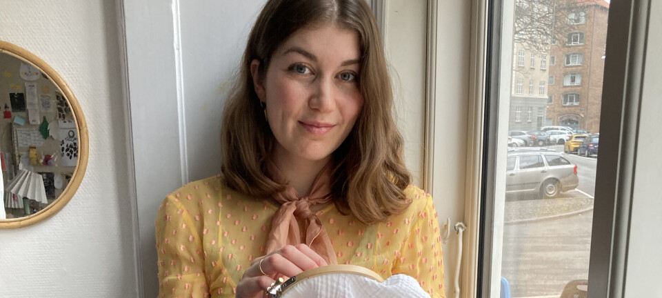 Da Natasja begyndte at brodere, opdagede hun en helt speciel følelse