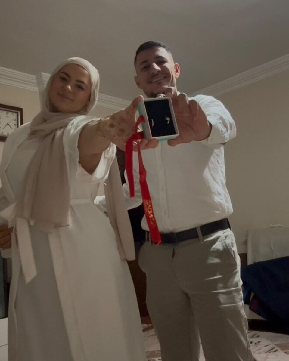 Filicia og Süleyman ved deres bryllup.