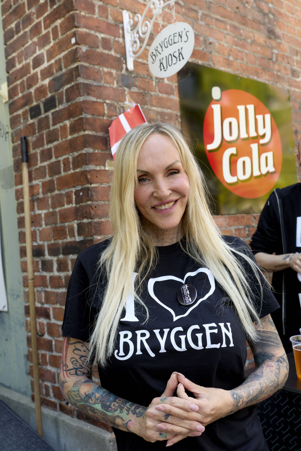 Linse ved åbningen af Bryggens Kjosk.