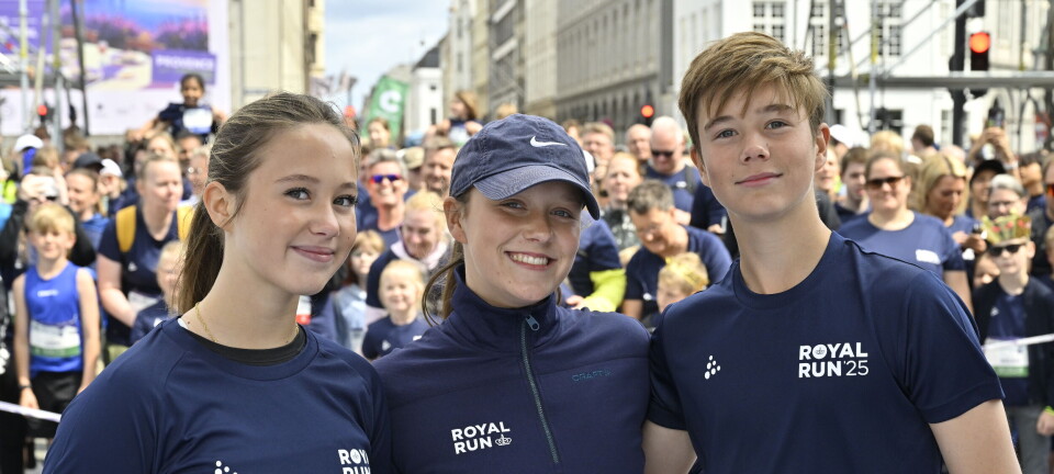Se det sjove klip: Prins Vincent sender stikpille til Royal Run