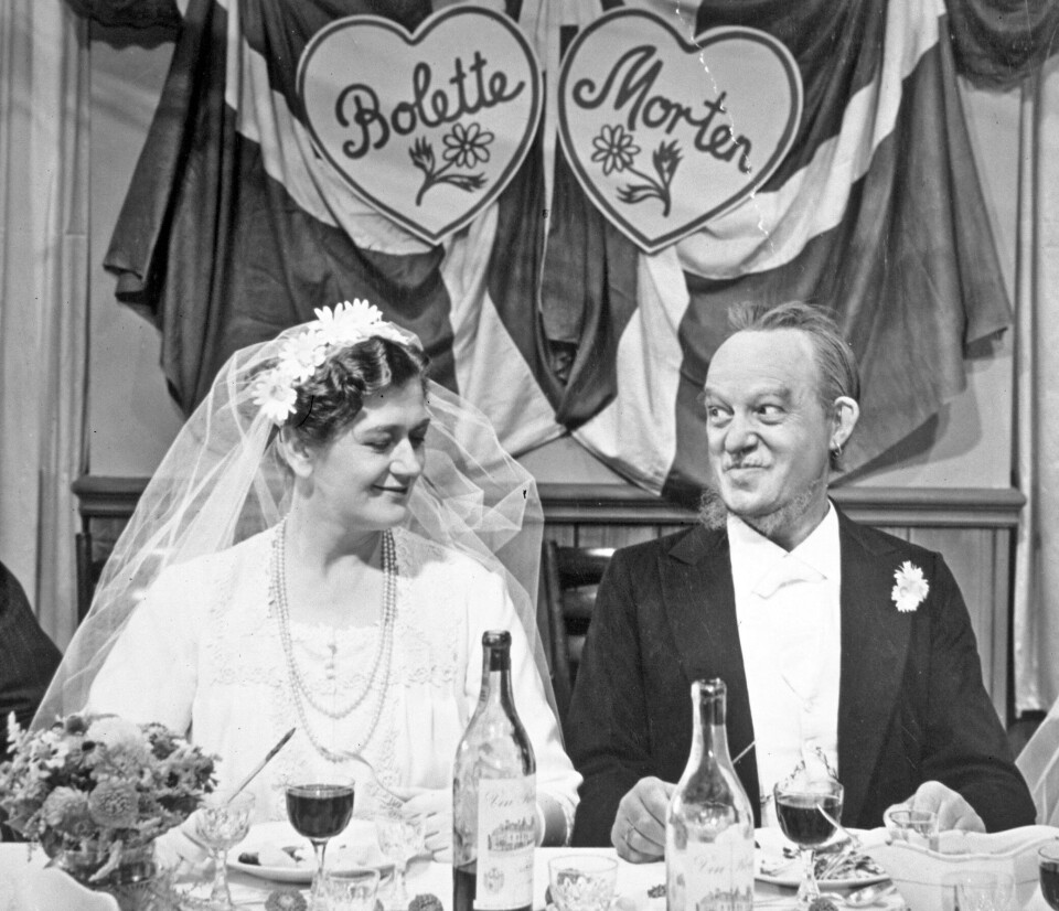 Bodil Ipsen og Peter Malberg nærede dyb respekt for hinanden og blev et godt par i ”Bolettes Brudefærd”.