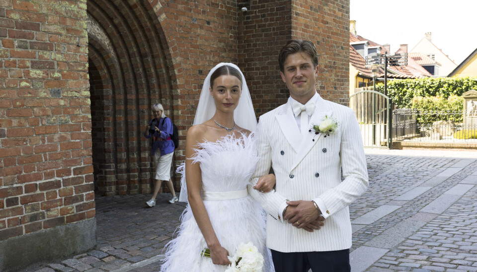 Nicolai Zobel og Hannahs bryllup i Maribo Domkirke