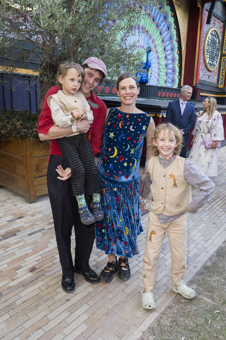 Oh Land i Tivoli med hele familien.