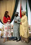 Dronning Mary på hemmeligt besøg i Nigeria