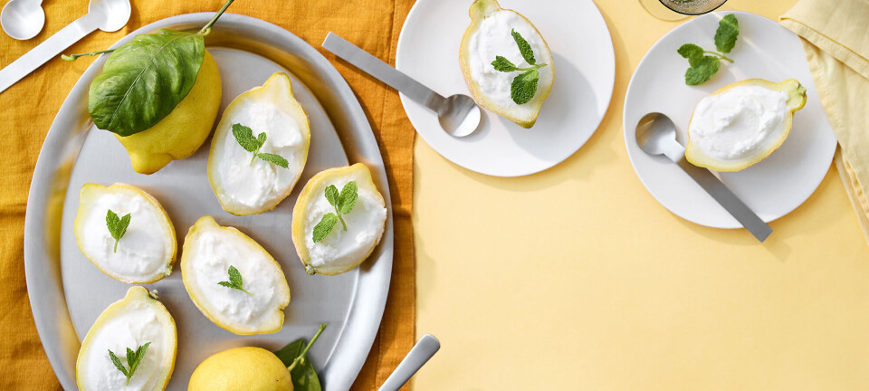 Imponer nemt gæsterne: Citron-kokos sorbet