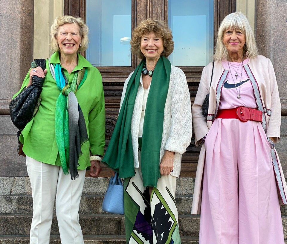 Merethe A. Baird, Bente Scavenius og Lotte Freddie.