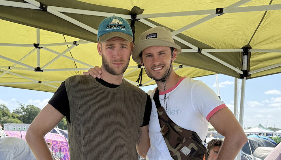 Anton og Frederik fra 'Bachelorette' på Roskilde Festival 2025