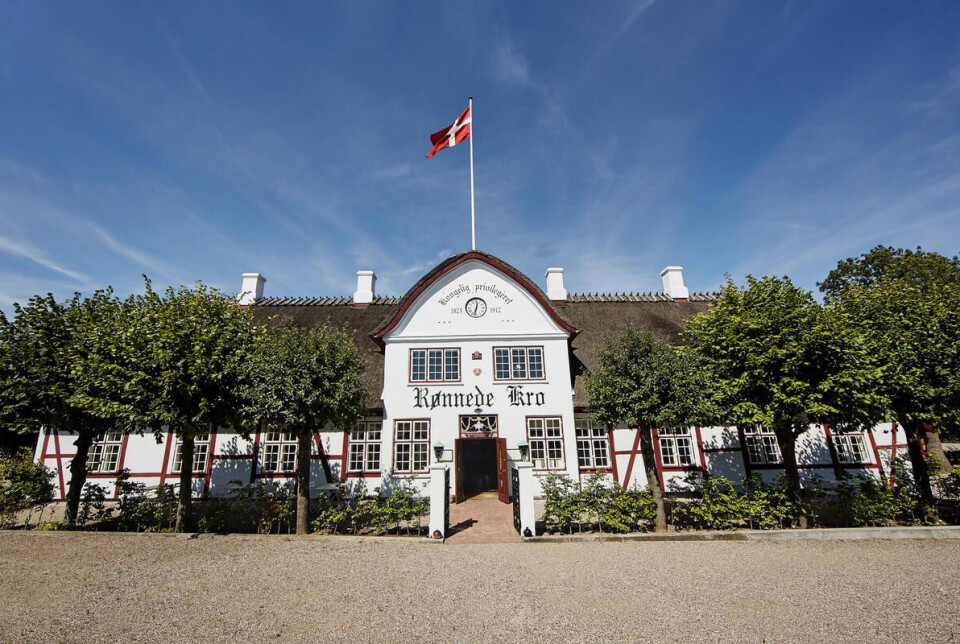 Rønnede Kro, billedet taget af fronten.