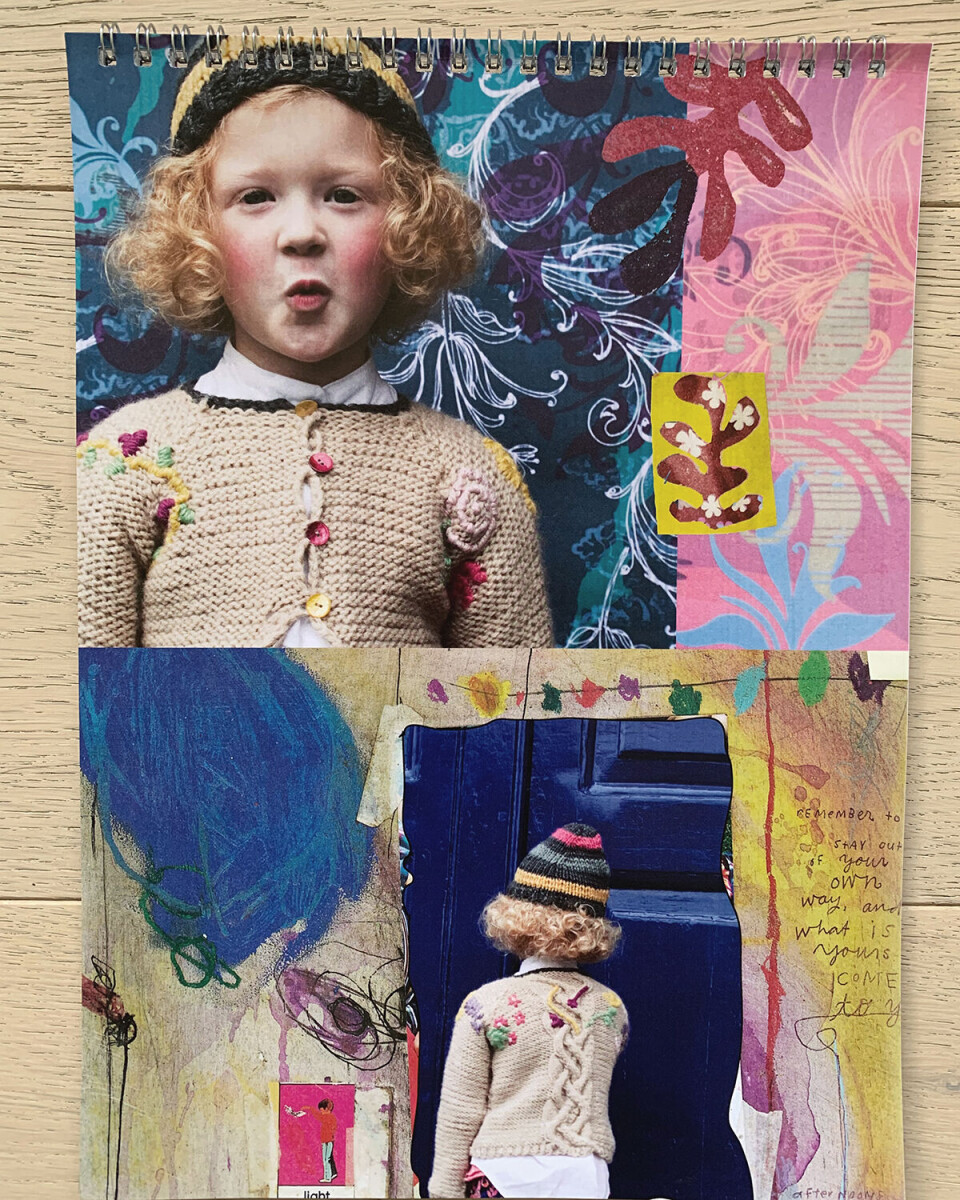 Et af Vibes tidlige projekter med langt flere farver en normalt. Dengang så hun op til børnetøjsdesignere som Catimini, Oilily, Baby Caramel & Child.