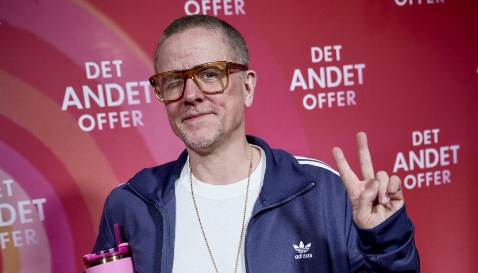 Anders Matthesen til premiere på 'Det andet offer'.