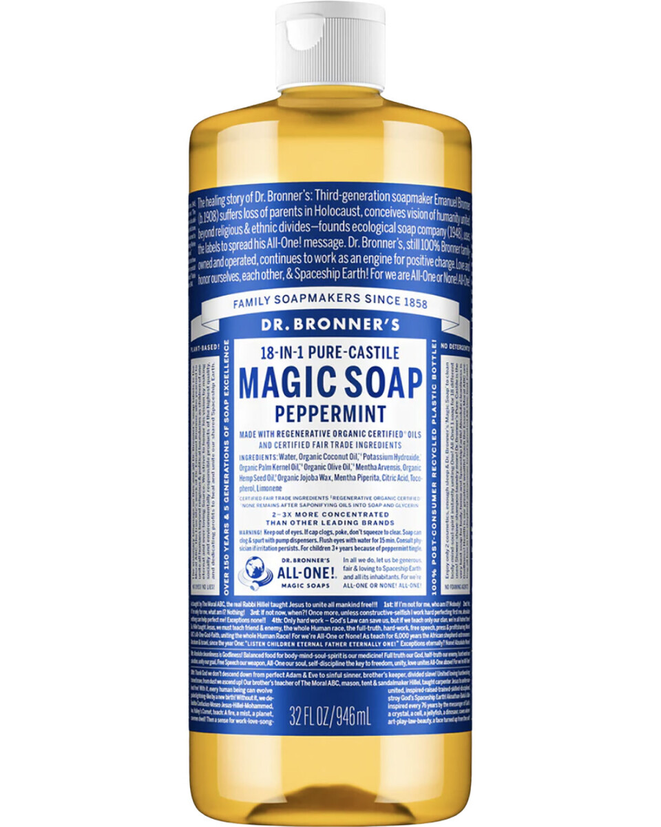 Pure-Castile Magic Soap, Dr. Bronner, 120 kr.