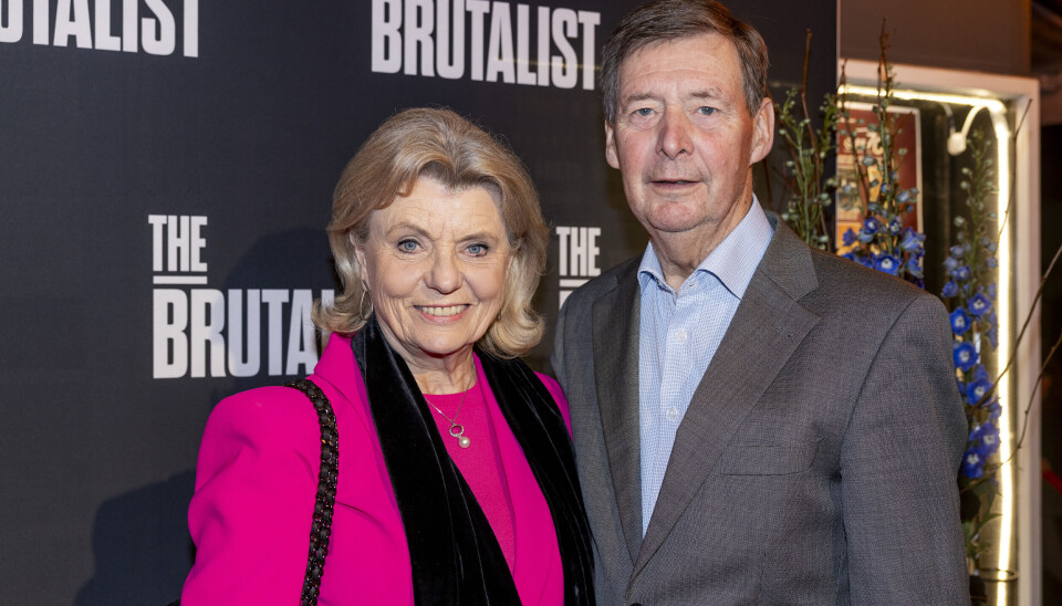 Anne Laxholm og Hans-Henrik Laxholm til premieren på 'The Brutalist'
