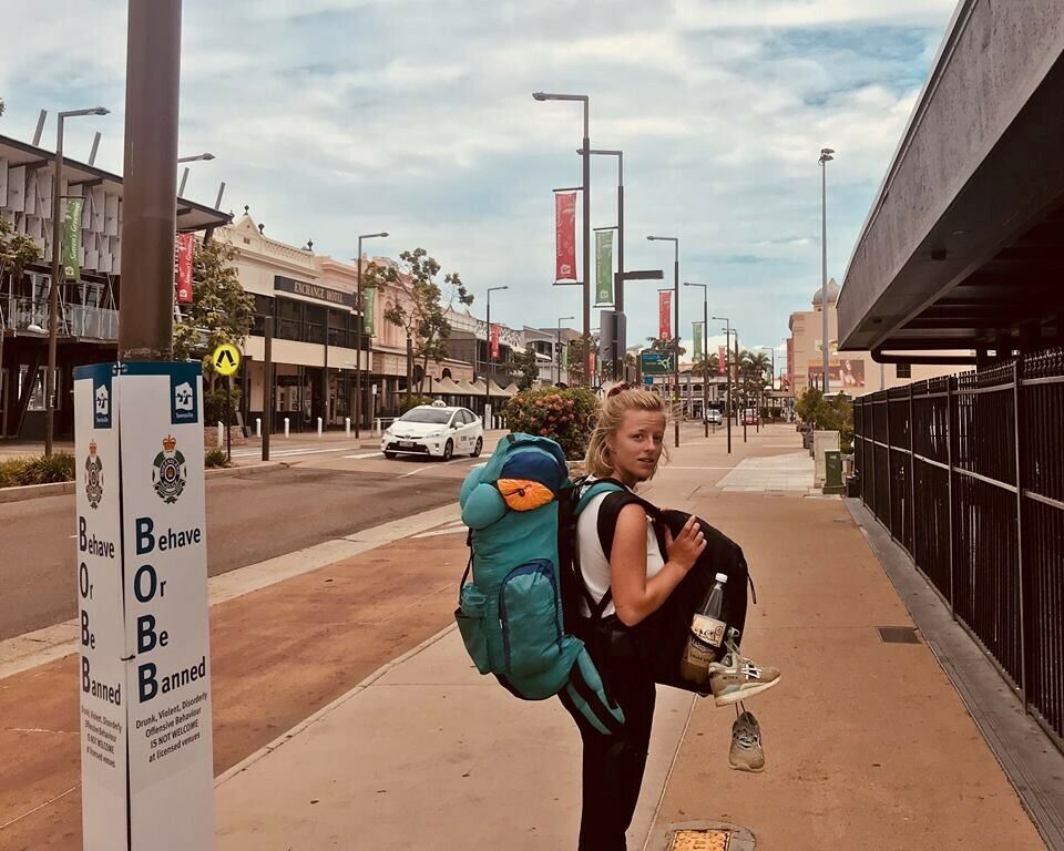 Australien rundt med rygsæk er en af destinationerne, som Anne Sofie har rejst med Tobias.