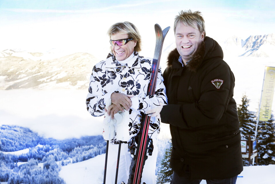 Kandis-Johnny på ski