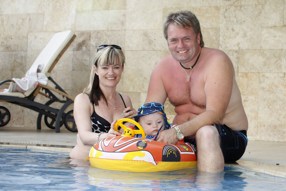 Johnny Hansen (Kandis) og Gitte Mortensen i Alanya med Nicklas M