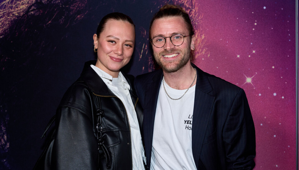 Camille og Tim på Premiere på 'Under stjernerne på himlen'