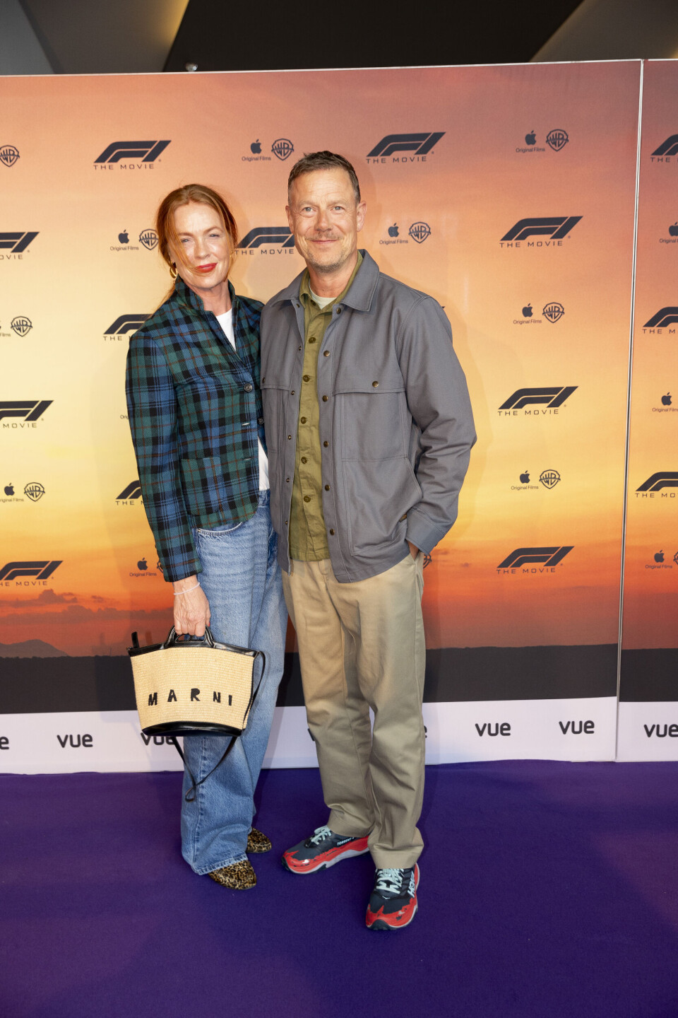 Vibeke og Morten Kirckhoff til premiere på filmen 'F1', Vue Biograf, Fisketorvet