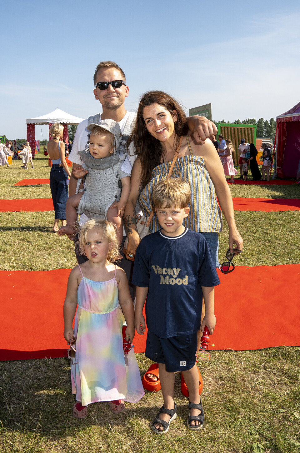Asbjørn Munk, Petra Nagel, Laurits, Rosa og Pelle til premiere på Cirkus Summarum i 2024